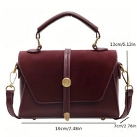 Gold Hardware Flap Hobo Bag