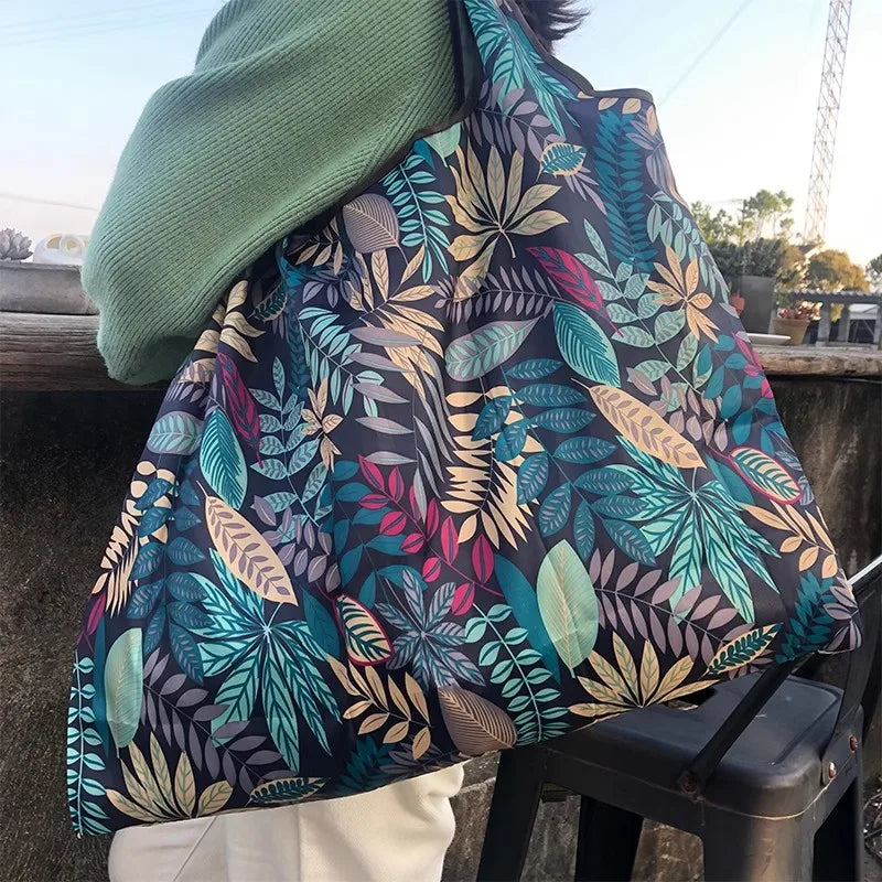Foldable Reusable Travel Tote