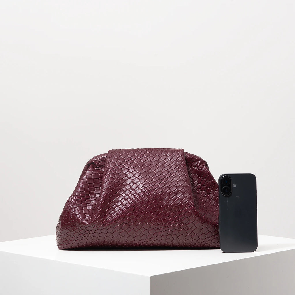 Woven Pattern Large Handbag