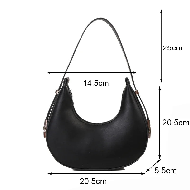 Mini Vegan Leather Hobo Clutch