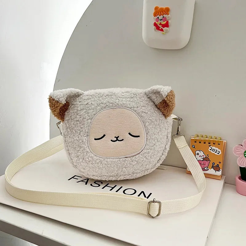 Kawaii Plush Phone Crossbody Bag