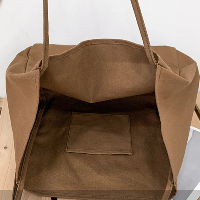 Eco Canvas Grocery Tote Bag