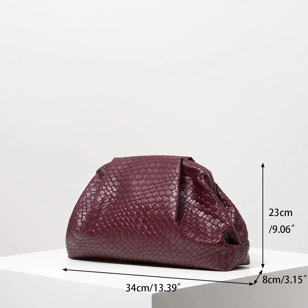 Woven Pattern Large Handbag