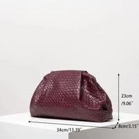 Woven Pattern Large Handbag