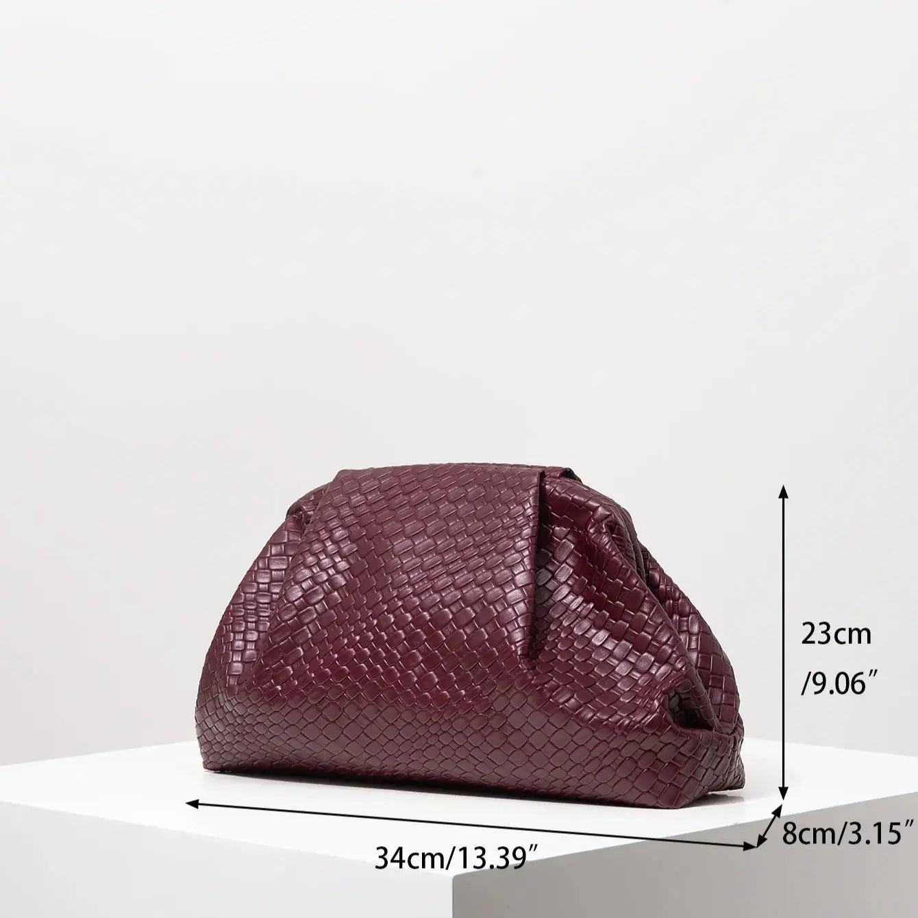 Woven Pattern Large Handbag
