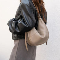 Soft Cowhide Leather Shoulder Bag