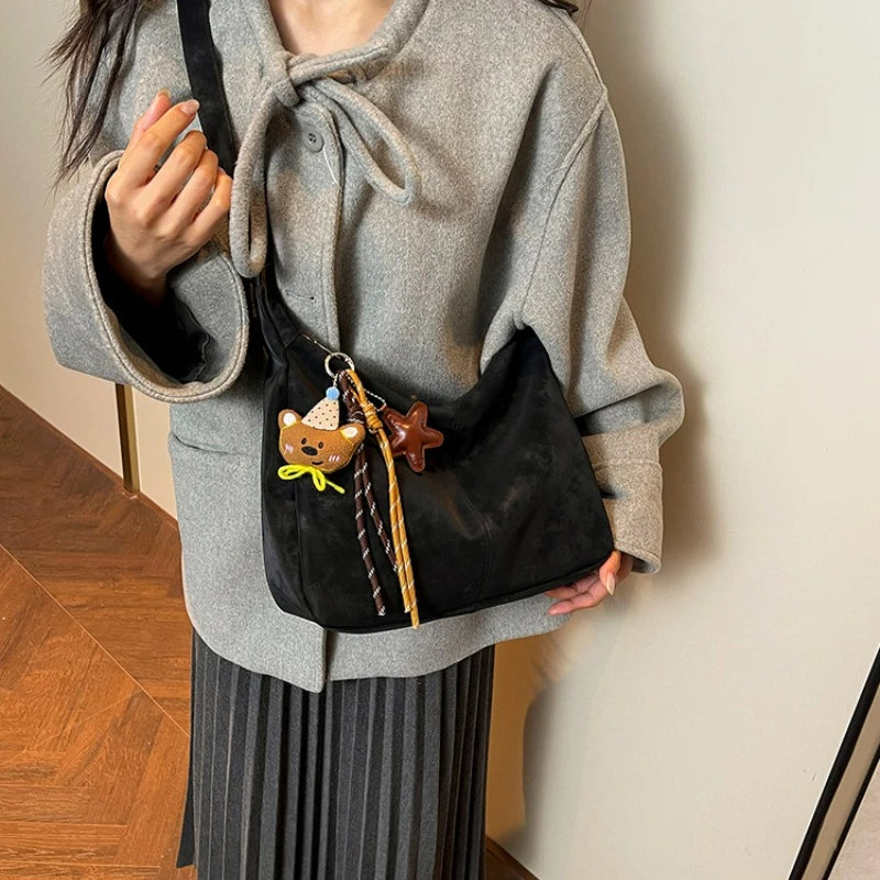 Casual Retro Hobo Shoulder Bag