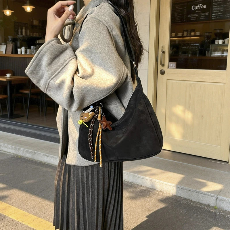 Casual Retro Hobo Shoulder Bag