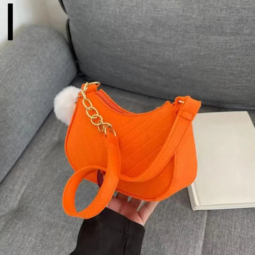 Mini Felt Saddle Bag