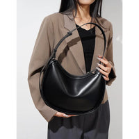 Cowhide Leather Top Handle Hobo