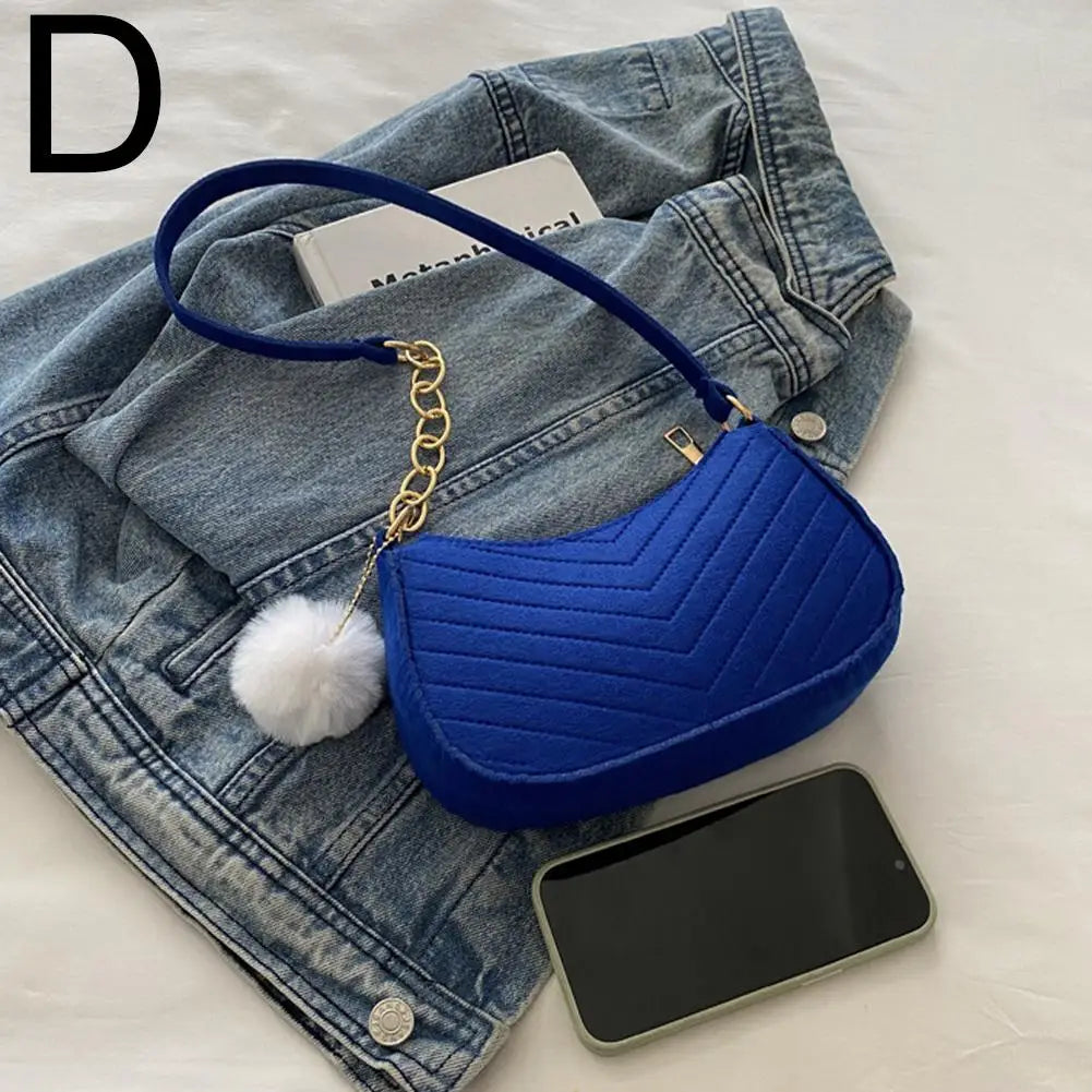 Mini Felt Saddle Bag