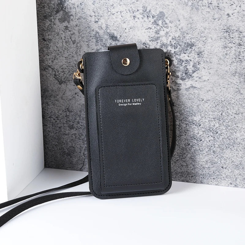 Compact Phone Wallet Crossbody Bag