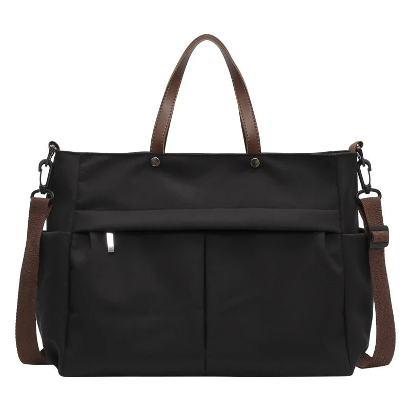 Elegant Nylon Commuter Bag