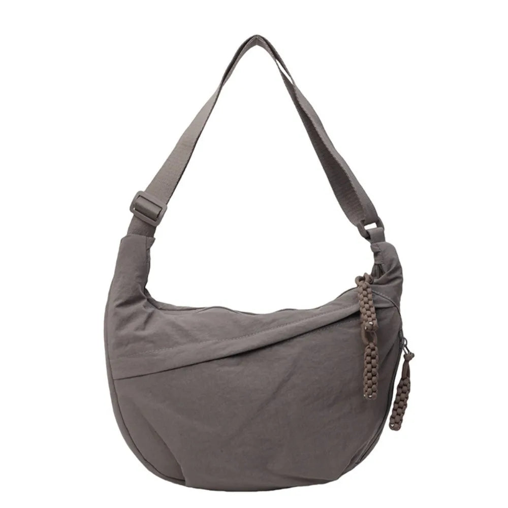 Canvas Dumpling Hobo Bag