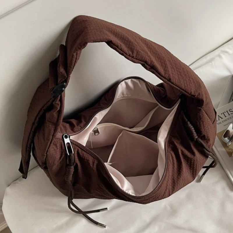 Premium Leather Slouchy Hobo Bag