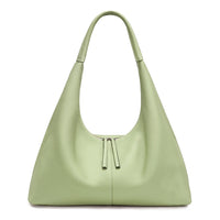 Large Genuine Leather Hobo Tote