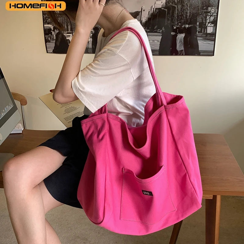 Everyday Canvas Shoulder Tote