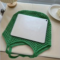 Open Top Woven Beach Bag
