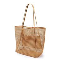 Foldable Mesh Beach Tote