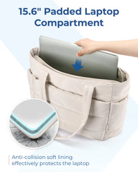 Large Versatile Work Tote Bag