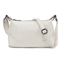 Soft Cowhide Double Zip Hobo