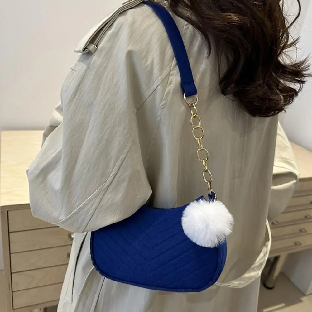 Mini Felt Saddle Bag