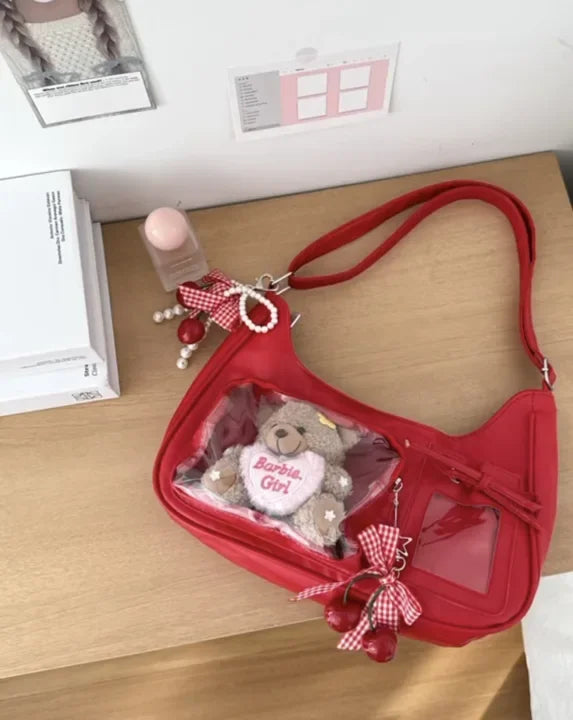 Y2K Clear Ita Crossbody Bag