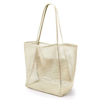 Foldable Mesh Beach Tote