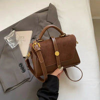 Gold Hardware Flap Hobo Bag