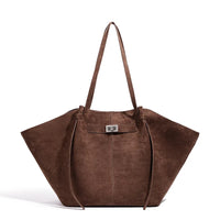 Trapeze Lock Tote Handbag