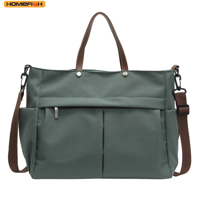 Elegant Nylon Commuter Bag