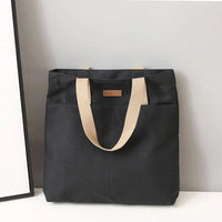 Stitched Canvas Commuter Tote
