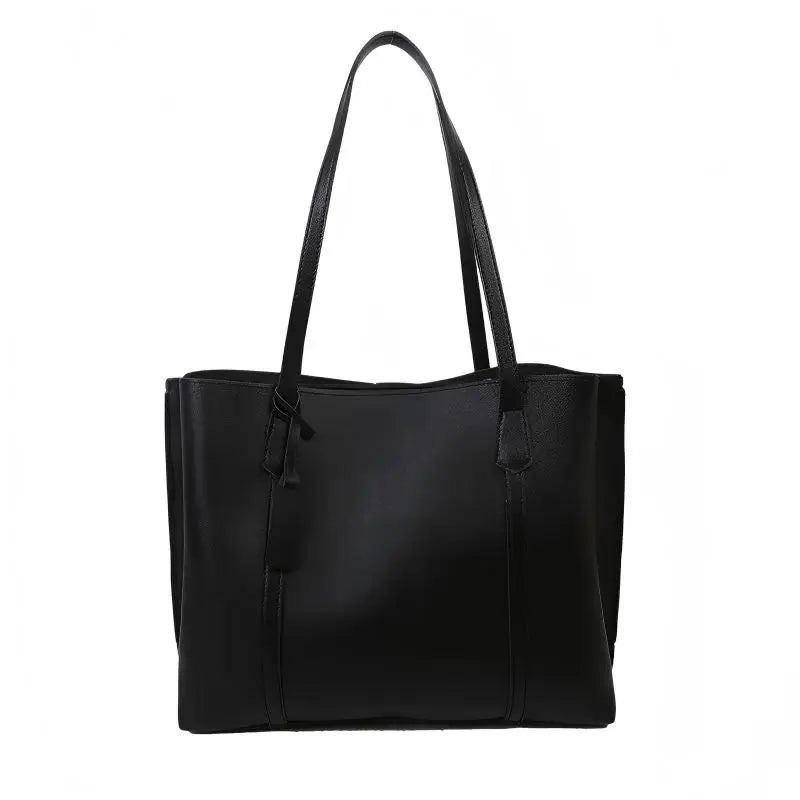 Soft Leather Slouch Tote Bag