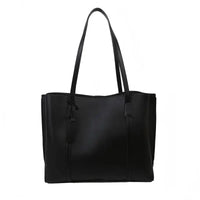 Soft Leather Slouch Tote Bag