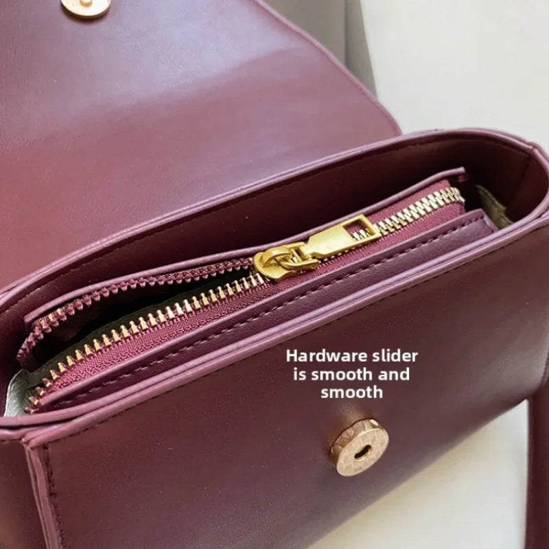 Gold Hardware Flap Hobo Bag