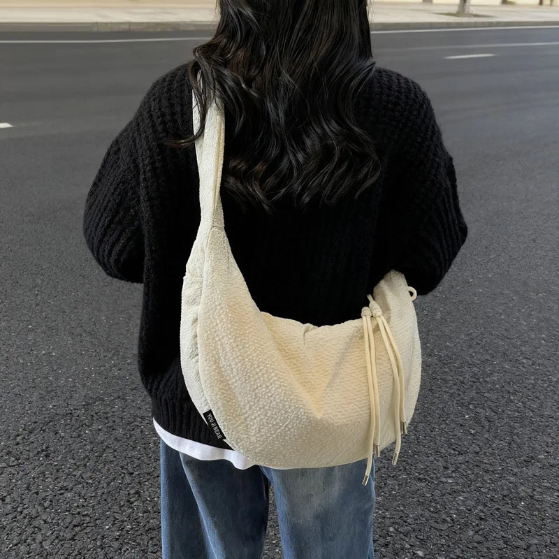 Premium Leather Slouchy Hobo Bag