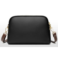 Cowhide Leather Flap Crossbody Bag