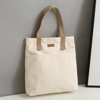 Stitched Canvas Commuter Tote