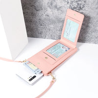 Compact Phone Wallet Crossbody Bag